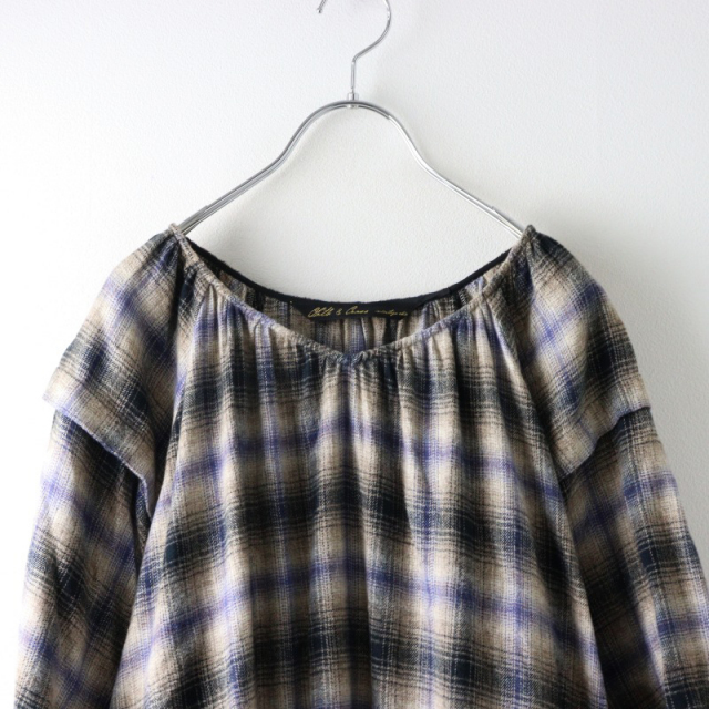5/18まで　cloth&cross ボリュームスリーブカットソー　ハグオーワー ✨新品タグ付✨現行 Cloth&Cross ワッフルボリュームスリーブ
