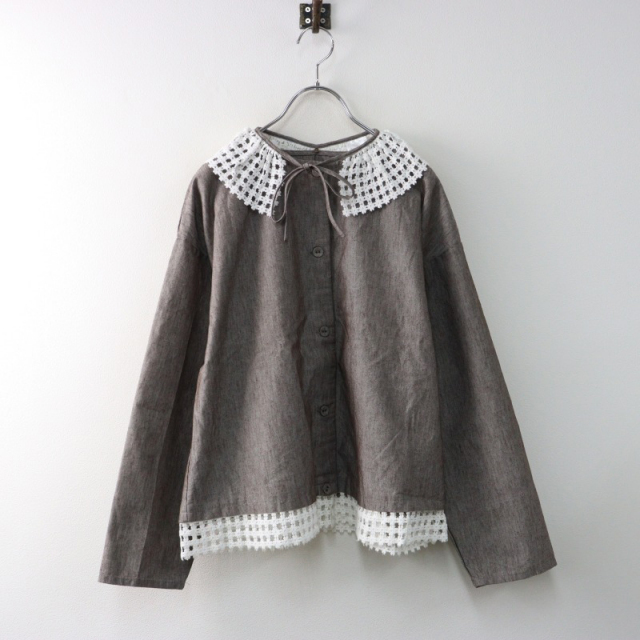ヨーガンレール ピンタックチュニックブラウス ロングシャツ