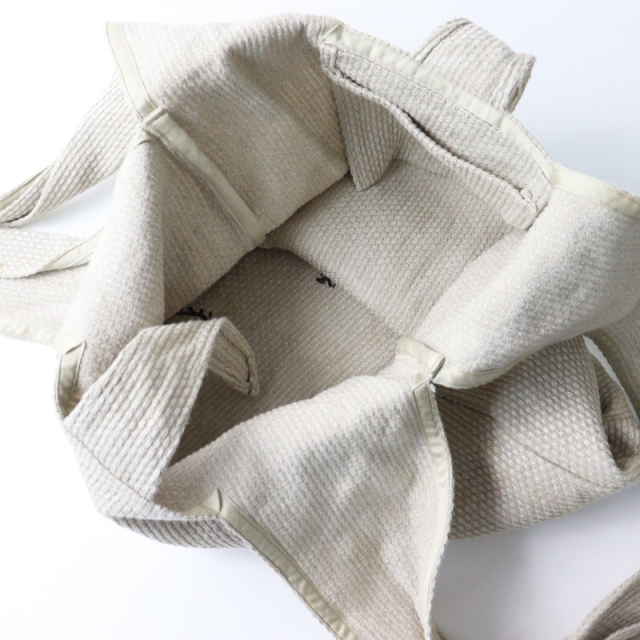 ミナペルホネン mina perhonen usa bag ベージュ 大 mina perhonen