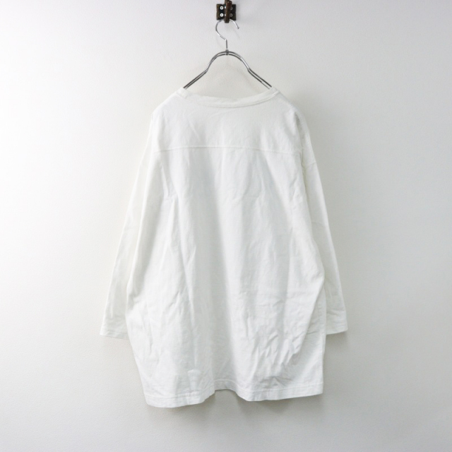ネストローブ nest Robe  UpcycleLino BASIC CHIPS BIG TEE ロゴTシャツ 1/ホワイト カットソー プルオーバー 【2400014488166】 ネストローブ nest Robe UpcycleLino BASIC CHIPS BIG TEE ロゴT