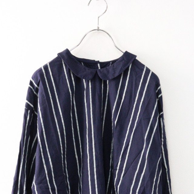 maisondesoil,メイゾンドソイル,刺繍シャツ,バンドカラーシャツ
