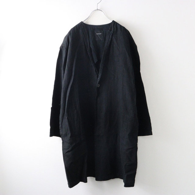 【美品】Pas de calais　ドット柄　コットンリネン　羽織　コート オンラインストア限定カラー》コットンリネン交織高密度 コート