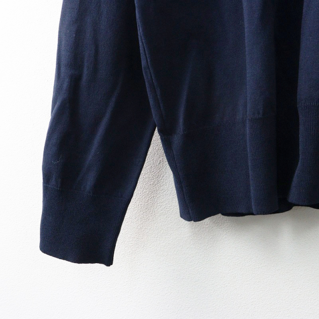 Deuxieme Classe／LOREL クルーネックプルオーバー・ネイビー MUSE de Deuxieme classe（ミューズデドゥーズィエムクラス）の