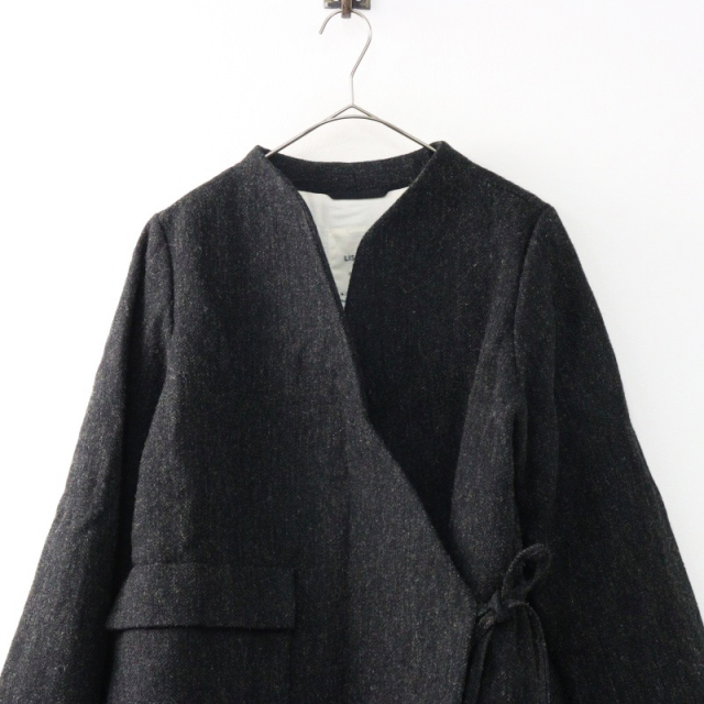 美品 2023AW 定価7.2万 リゼッタ Lisette フランソワ リネンウール 綿