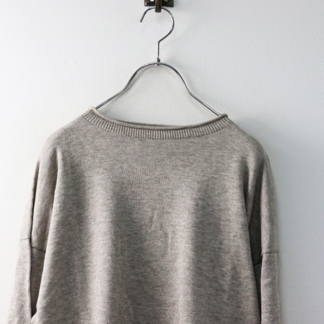 極美品 えみおわす emiowasu ハイネックニット/グレージュ セーター プルオーバー トップス 長袖【2400014485950】 極美品 えみおわす emiowasu ハイネックニット/グレージュ