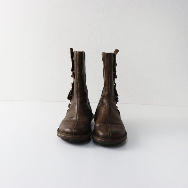 トリッペン trippen サイドジップレザーブーツ 36/ブラウン シューズ