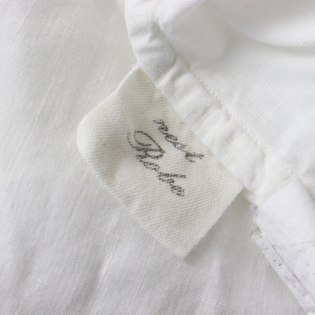 ネストローブ nest Robe リネン バンドカラーシャツ/ホワイト ブラウス 前開き 長袖 麻 【2400014495232】 ネストローブ nest Robe リネン バンドカラーシャツ/ホワイト