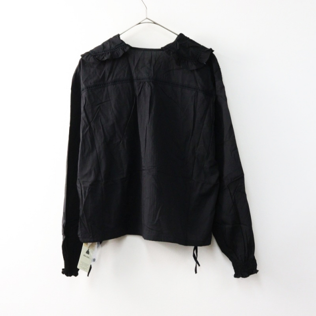 新品未使用◎オールドイングランド　フリル袖襟　ピンタック　シャツ ブラウス 10-188087-6.jpg