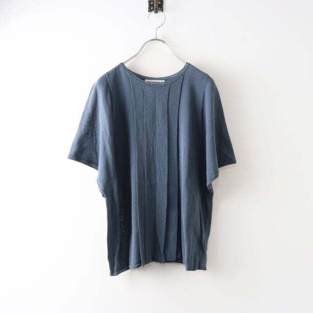 minä perhonen ヒツジ柄 半袖ニット ミナペルホネン 半袖ニット グレー