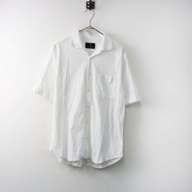 メンズ ランバンコレクション LANVIN COLLECTION カノコ素材 胸元ロゴ