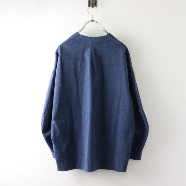 フィルマム FIRMUM POLYESTER CORDUROY WARP KNITTING CARDIGAN コーデュロイワープニットカーディガン XS/ブルー【2400014501315】 フィルマム FIRMUM POLYESTER CORDUROY WARP KNITTING CARDIGAN