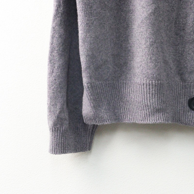 2025SS マーガレットハウエル MARGARET HOWELL WOOL COTTON ニットカーディガン F グレー系/トップス【2400014505030】 2025SS マーガレットハウエル MARGARET HOWELL WOOL COTTON