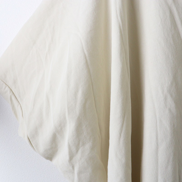 2025SS エヴァムエヴァ evam eva cut&sew pullover M/アイボリー カットソー プルオーバー コットン Tシャツ【2400014512120】 2025SS エヴァムエヴァ evam eva cut&sew pullover M/アイボリー