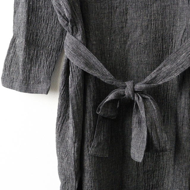 美品 2024SS エヴァムエヴァ evam eva linen cotton one-piece リネン  