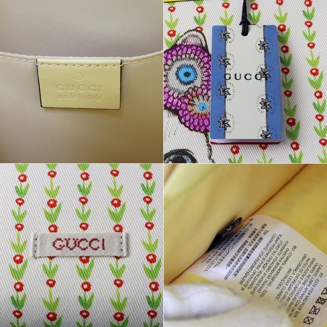 未使用 グッチ GUCCI 605614 チルドレンズ ヒグチユウコ トート