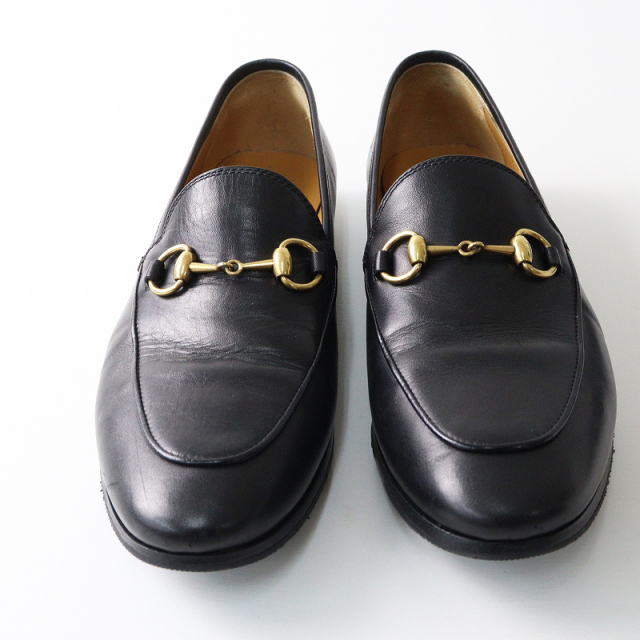 グッチ GUCCI ヨルダーン フラット ホースビットローファー 36.5