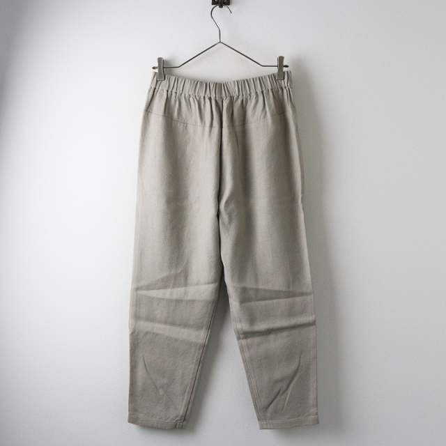 美品 24SS エヴァムエヴァ リネンコットンタックパンツ 1 楊柳 evam eva｜リネンコットンタックパンツ - c a b i n e t