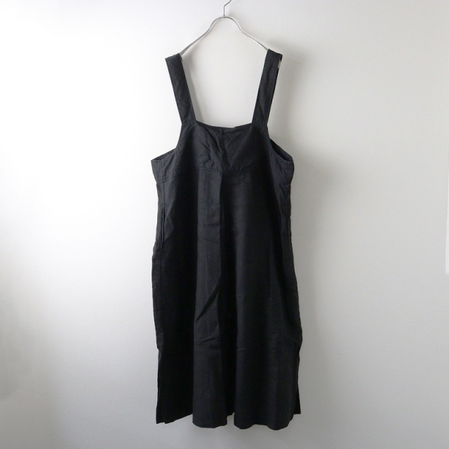 しーた　ネストローブブラックノースリーブリネンベスト リネンベスト｜nest Robe / CONFECT ONLINE SHOP