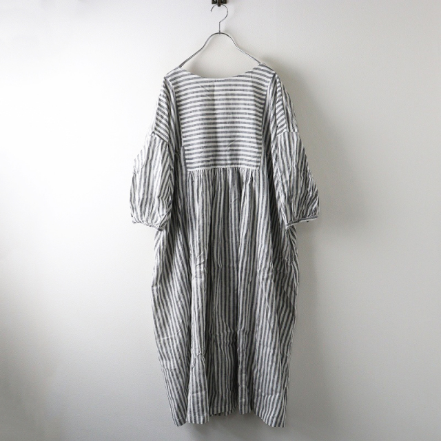 2024SS ネストローブ nest Robe 【UpcycleLino】ストライプ