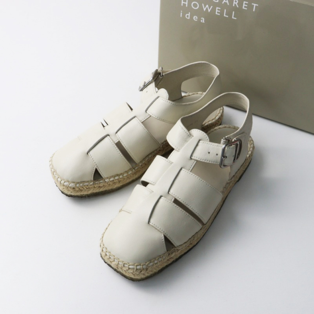 美品♡ マーガレットハウエル　フォックスブラザーズ　タックスカート　グレー　1 TRESORオンラインストア