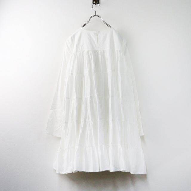 マーレット Merlette ティアードワンピース ソリマン 白 S 保管品 マーレット Merlette SOLIMAN DRESS ソリマン ティアード