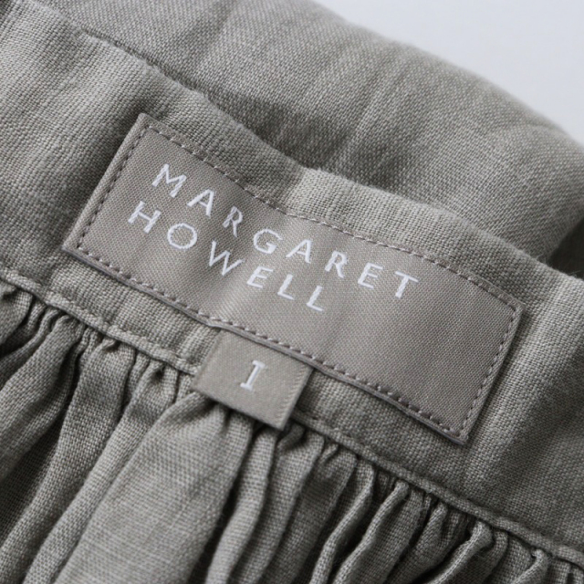 マーガレットハウエル MARGARET HOWELL リネン ギャザースカート