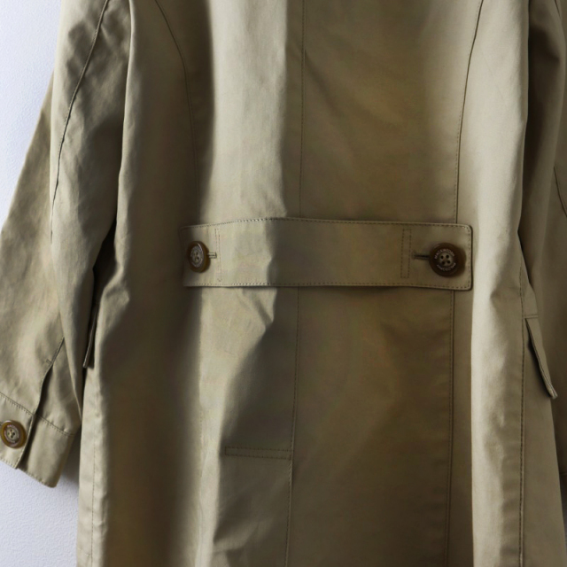 【美品】MACKINTOSH PHILOSOPHY ベージュ トレンチコート38 WEB&一部店舗限定】ソフトギャバジントレンチコート(コート