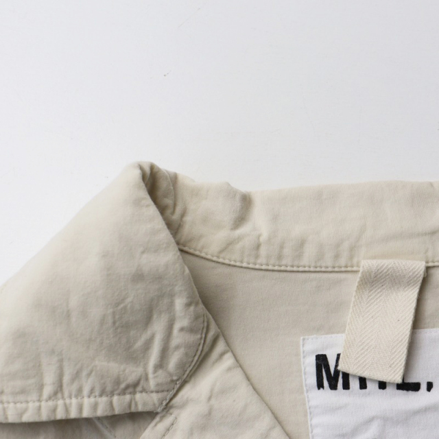 MHL. 14SS コットンリネン M-65フィールドジャケット-Beige/L MHL MARGARET HOWELL Men's Beige Cotton Linen Jacket Size