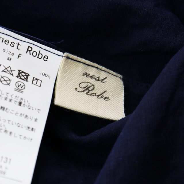 nest Robe - nest Robe(ネストローブ) レディース トップス シャツ・ブラウス nest Robe - リネンシアーフリルブラウス ネストローブ limited