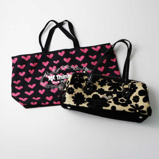 【美品】Think Bee マーガレット　ミニボストンバッグ　ジャストハートa シンクビー！Think Bee! マーガレットミニボストンバッグ
