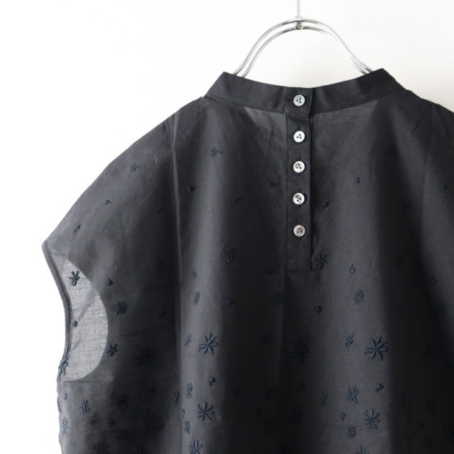 むぎmina perhonen hoshi＊hana シルクブラウス 36 良品 mina perhonen ミナペルホネン ランドリー hoshi hana