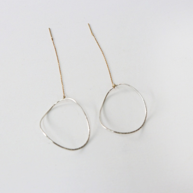 ビ*ル様 agete 【⭐︎セール⭐︎】アガット10KYG フープピアス➕チャー K10ピアス｜ピアス｜アガット 公式オンラインストア