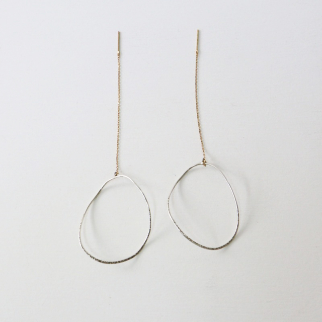 agete K10フープピアス ageteフープピアス K10フープピアス／8月中旬