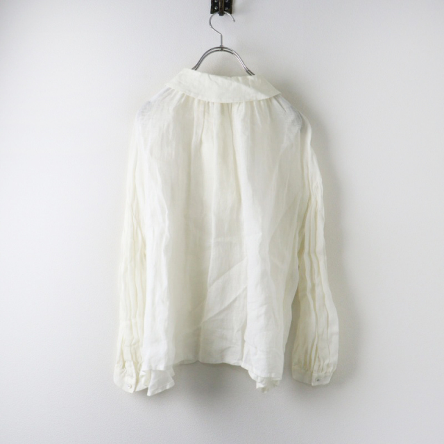 mina perhonen - mina perhonen リネン・ブラウス 定価3.4万】ミナペルホネンランドリー mina perhonen laundry