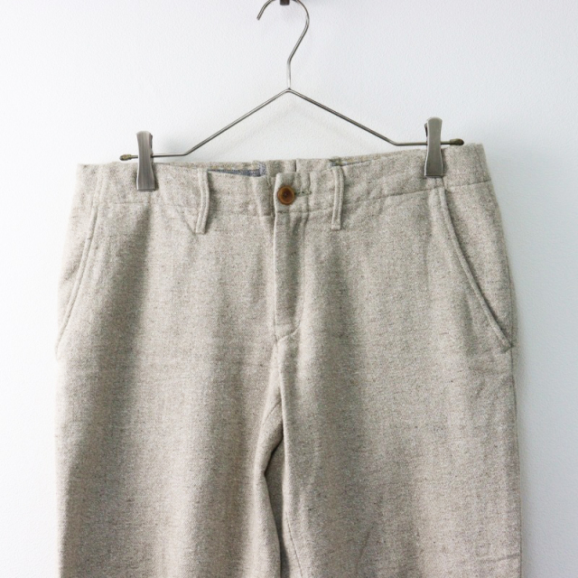 45r 秋色ツイードのパンツ サイズ3 Ｌサイズ 45R 45R/45rpm リネン・ギマミックスツイードPANTS 定価50600円
