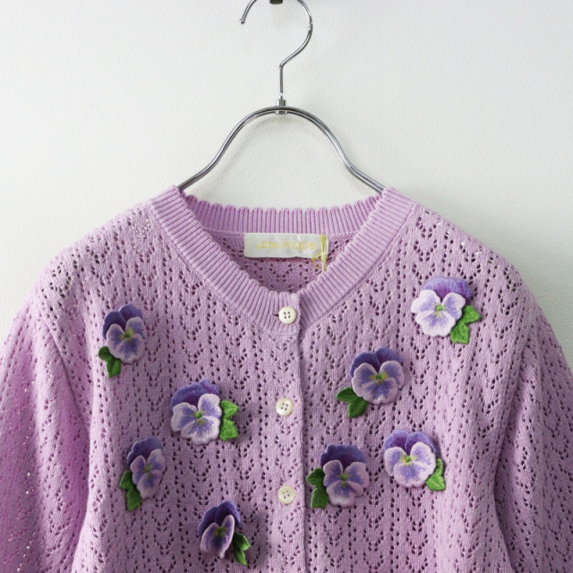 極美品 ジェーンマープル Jane marple Pansy embroidery