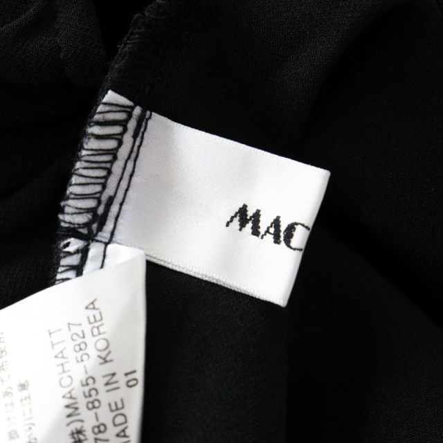 美品 2022SS マチャット MACHATT タックテーパードパンツ long