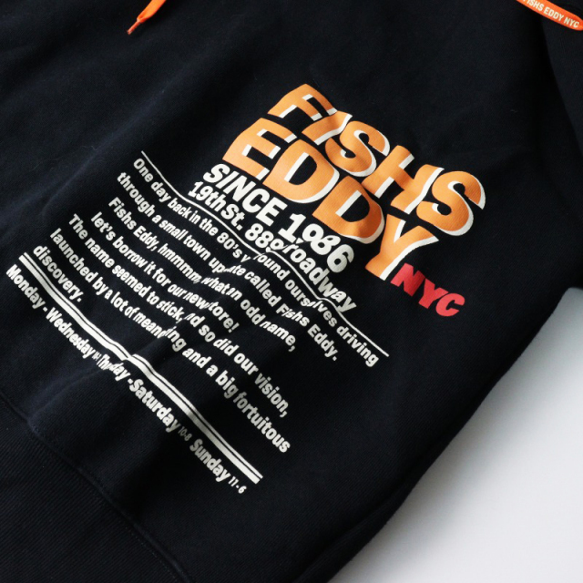 新品未使用 ニコアンド フィッシュエディ 裏起毛スウェット ユニセックス Fishs Eddy(フィッシュエディ)】裏起毛スウェットプルオーバー