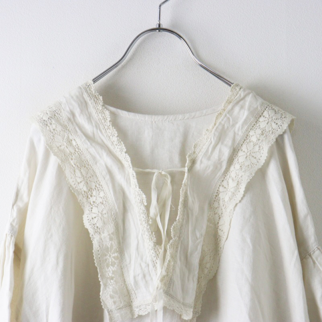 ネストローブ　リネンレースドロワーズワンピース リネンレース付きワンピース｜nest Robe / CONFECT ONLINE SHOP