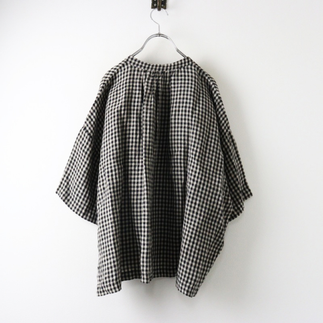【jujudhau】ズーズーダウ　チェックリネンパンツ jujudhau (ズーズーダウ) KINCHAKU DRESS check / キンチャク