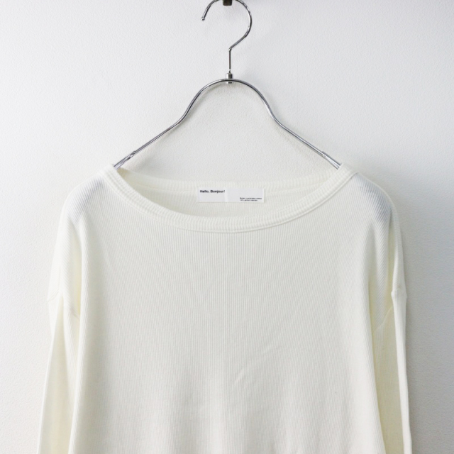 L'Appartement アパルトモン　Rib Longsleeve T-sh RIB LONGSLEEVE T-SHIRT（Tシャツ／カットソー）｜L'Appartement