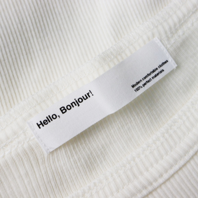 美品 2023AW アパルトモン L'Appartement Rib Longsleeve T-sh