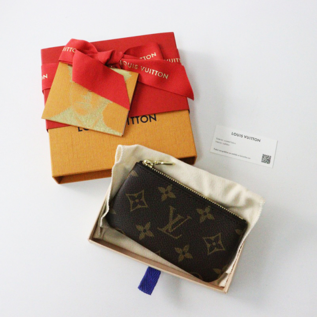 ルイヴィトン モノグラム ポシェットクレ M62650 コインケース h61