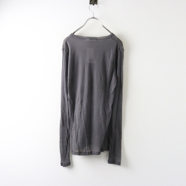 AP STUDIO Tシャツグレー 未使用 2024SS エーピーストゥディオ AP STUDIO Sheer rib T-sh