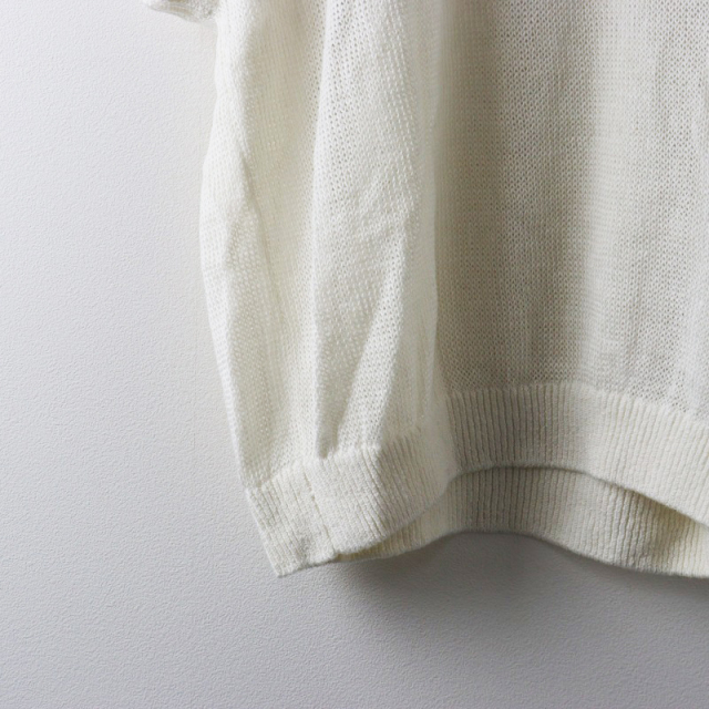 ドゥーズィエムクラス 24ss loose fabric ニット リネン 半袖 ドゥーズィエムクラス 24ss loose fabric ニット リネン 半袖