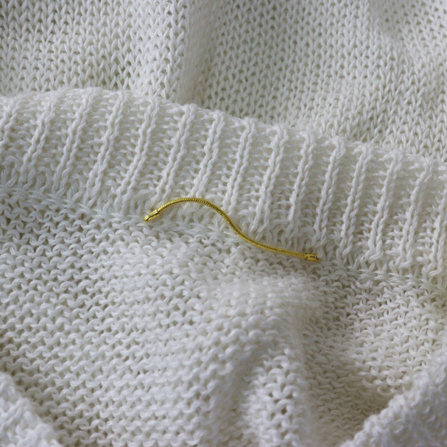 ドゥーズィエムクラス 24ss loose fabric ニット リネン 半袖 美品 2024SS ドゥーズィエムクラス Deuxieme Classe loose
