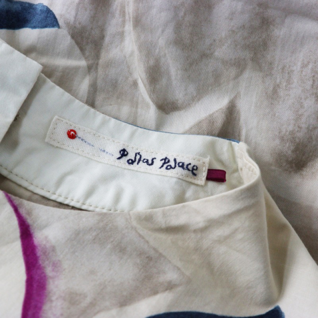 パラスパレス Pal'las Palace 染め加工 ノースリーブ ブラウス 3/ベージュ トップス カットソー シャツ【2400014531084】 パラスパレス Pal'las Palace 染め加工 ノースリーブ ブラウス 3