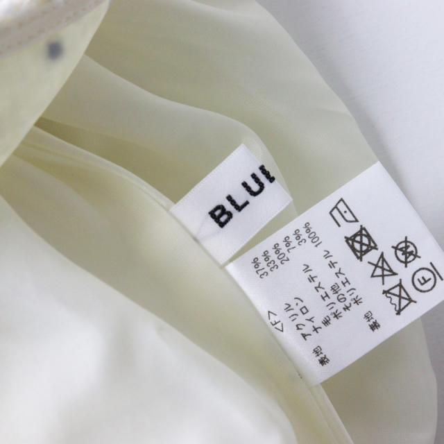ブルレア　ドットツイードブラウス 極美品 ブルレア BLUELEA Dot tweed blouse ドット ツイード