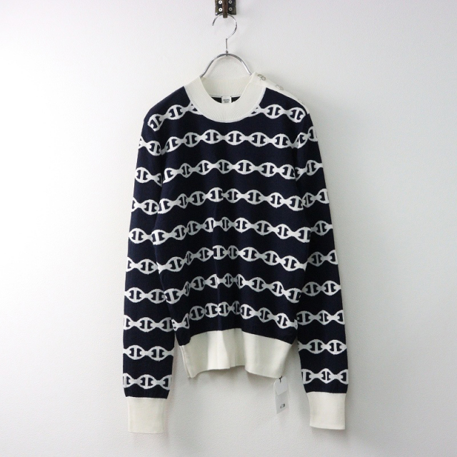 HERMESカシミヤシルクニットシェーヌダンクル40ノワール完売品ミニケリー HERMES エルメス シェーヌダンクル カシミヤ100% ニット セーター