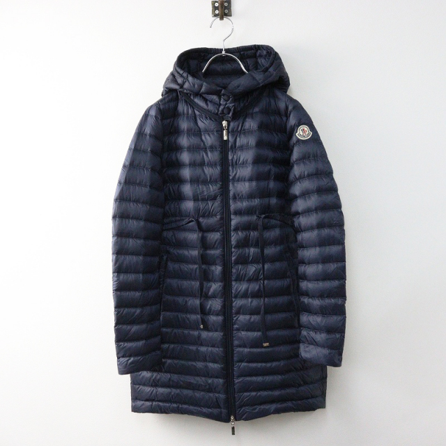 ⭐︎即納⭐︎MONCLER ネイビー ライトダウンコート　付属の収納袋&ハンガー付き MONCLER モンクレール ブレス BLES ダウン ダウンジャケット